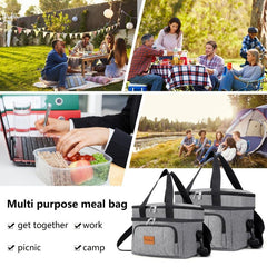 Insulated Leakproof Lunch Bag for Work School Beach