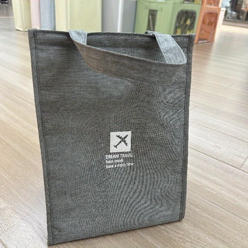 Portable Insulated Lunch Bag with Ice Pack - Waterproof Oxford Insulation