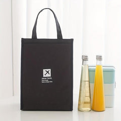 Portable Insulated Lunch Bag with Ice Pack - Waterproof Oxford Insulation