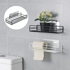 Stainless Steel Wall Shelf Rustproof Bathroom Organizer