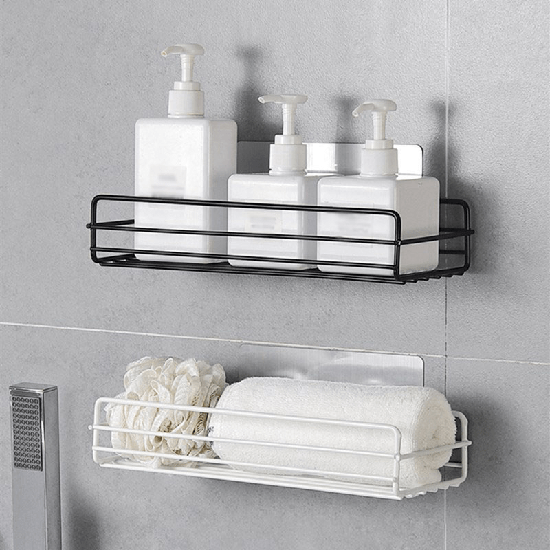 Stainless Steel Wall Shelf Rustproof Bathroom Organizer