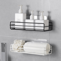 Stainless Steel Wall Shelf Rustproof Bathroom Organizer