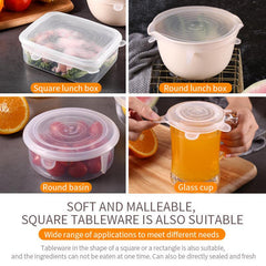 6pcs Silicone Sealed Cover Fresh Keeping Cover