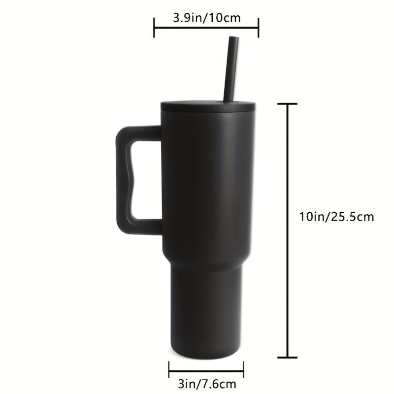 40oz Stainless Steel Tumbler With Lid - Portable Drinking Cup