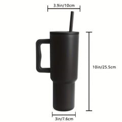 40oz Stainless Steel Tumbler With Lid - Portable Drinking Cup