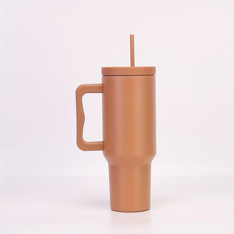 40oz Stainless Steel Tumbler With Lid - Portable Drinking Cup