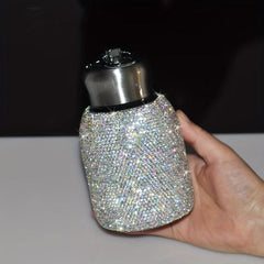 Glitter Tumbler 201ml Stainless Steel Water Bottle with Rhinestone