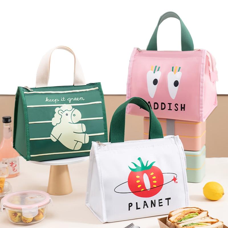 Large Capacity Insulated Lunch Bag Leakproof Waterproof Lunch Tote Bag