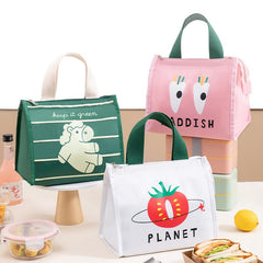 Large Capacity Insulated Lunch Bag Leakproof Waterproof Lunch Tote Bag