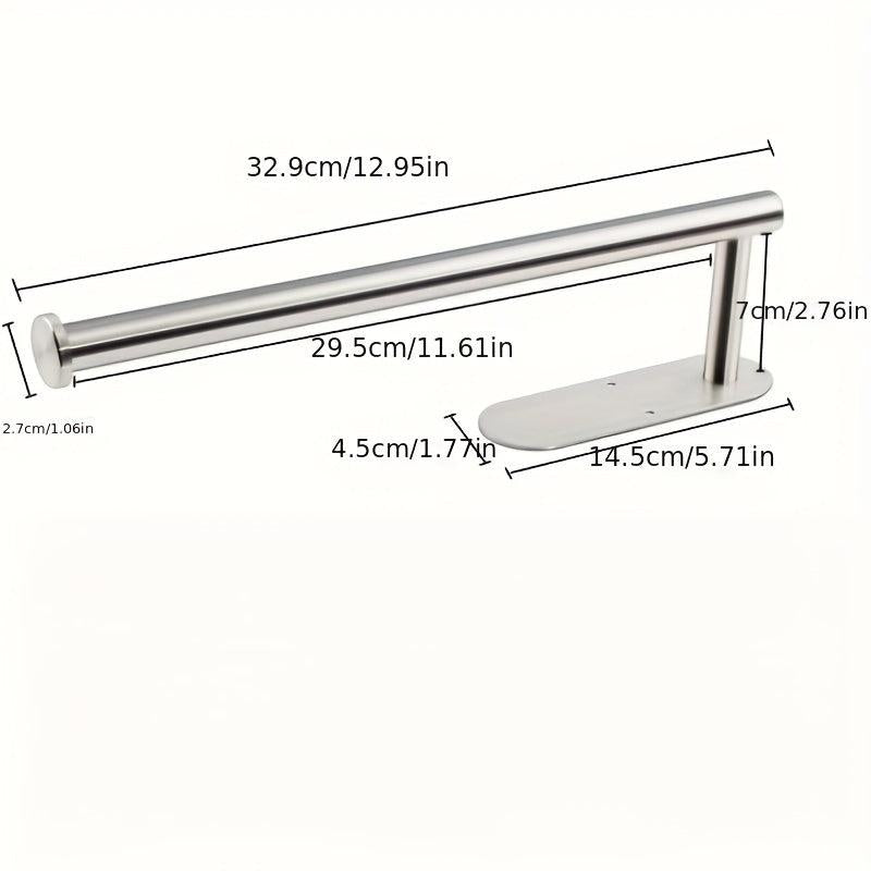 Stainless Steel Paper Towel Holder Wall Mounted Kitchen Storage