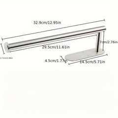 Stainless Steel Paper Towel Holder Wall Mounted Kitchen Storage