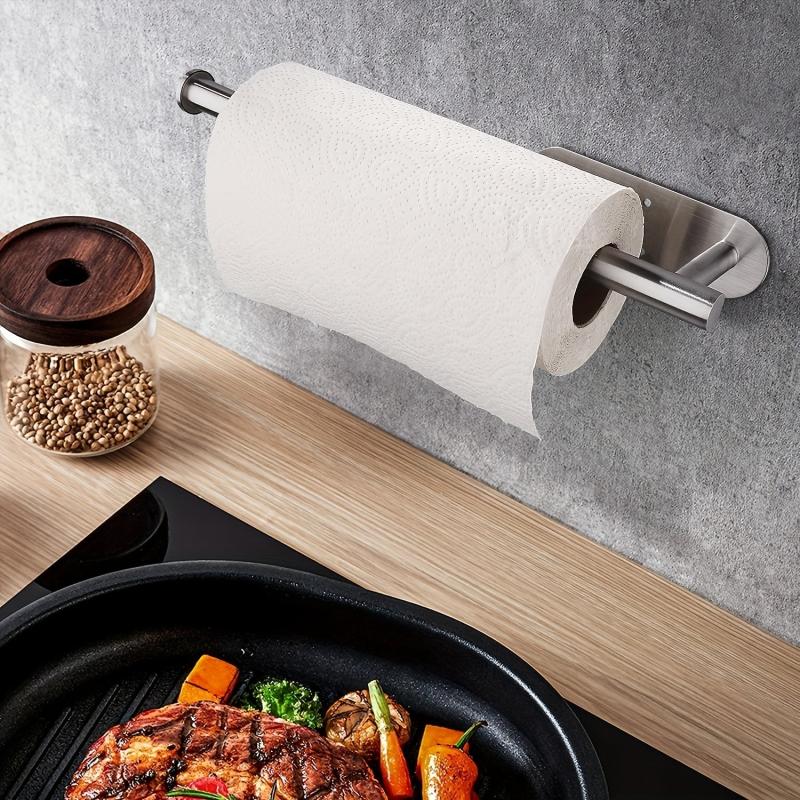 Stainless Steel Paper Towel Holder Wall Mounted Kitchen Storage