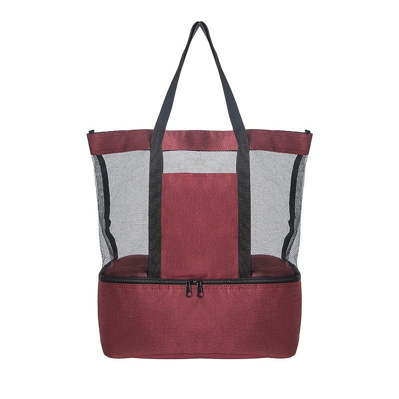 Outdoor Portable Beach Camping Picnic Storage Bag Wet/Dry Separation