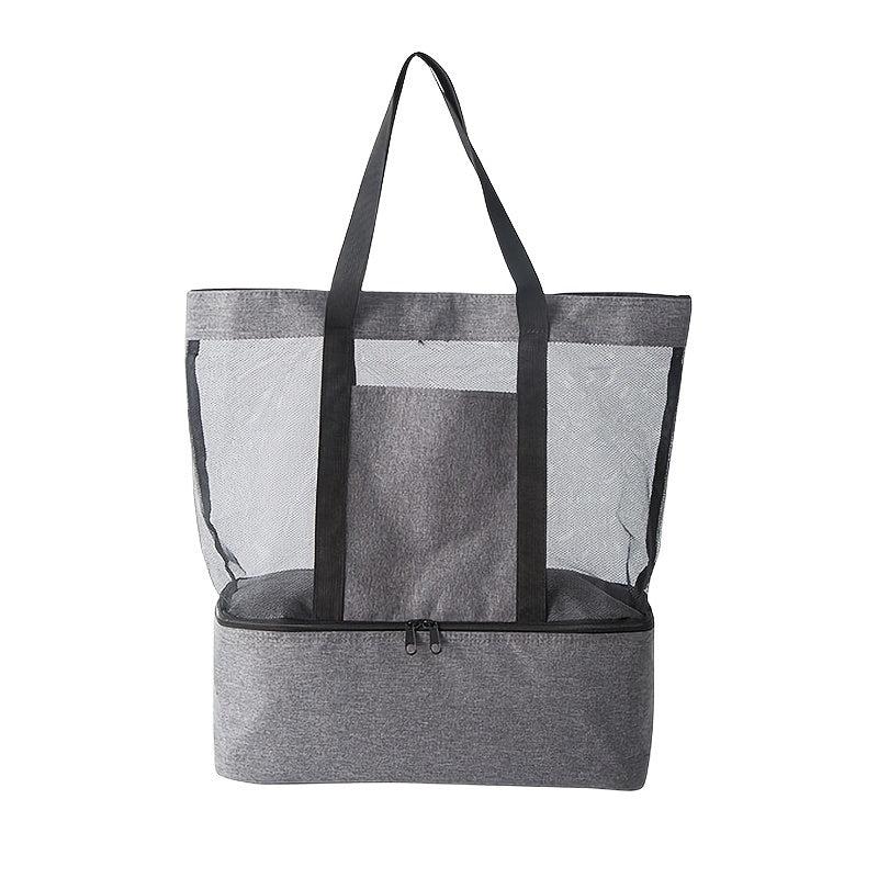 Outdoor Portable Beach Camping Picnic Storage Bag Wet/Dry Separation