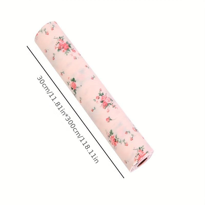 Strawberry Rose Pattern Cabinet Liner - Moisture Proof Shoe Cabinet Pad