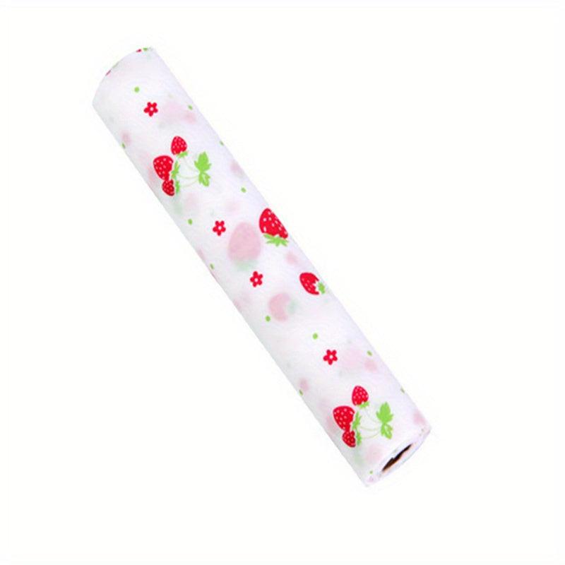 Strawberry Rose Pattern Cabinet Liner - Moisture Proof Shoe Cabinet Pad