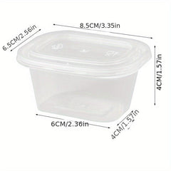 50pcs Mini Food Storage Boxes for Fresh Fruits & Portioned Meals