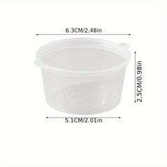 50pcs Mini Food Storage Boxes for Fresh Fruits & Portioned Meals