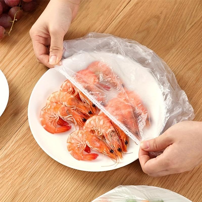 Disposable Food Cover Bags Plastic Wrap Bowl Dish Preservation