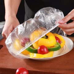 Elastic Plastic Food Cover Cling Film Set Kitchen Refrigerator