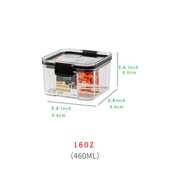 1pc Airtight Food Storage Containers Kitchen Organization Containers