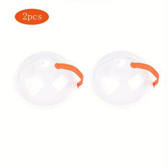 2pcs Microwave Oven Splash Proof Cover Insulated Fresh-keeping Plate Cover