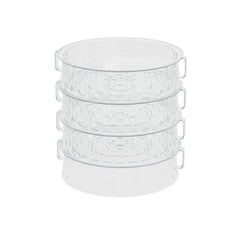 Dust-proof Insulated Serving Cover with Lid Transparent
