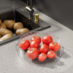 Dust-proof Insulated Serving Cover with Lid Transparent