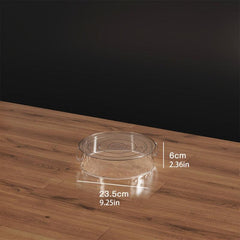 Dust-proof Insulated Serving Cover with Lid Transparent