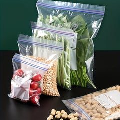 Double Sealing Strips Food Storage Bags 30pcs