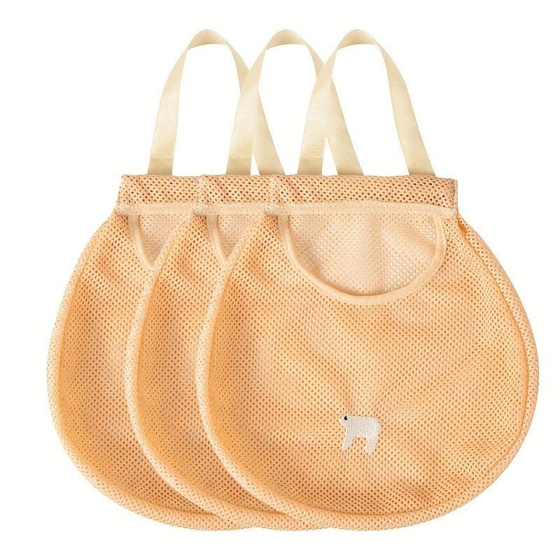 Portable Hanging Storage Mesh Bag for Kitchen - Wall-mounted Fruit & Vegetable