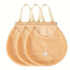 Portable Hanging Storage Mesh Bag for Kitchen - Wall-mounted Fruit & Vegetable