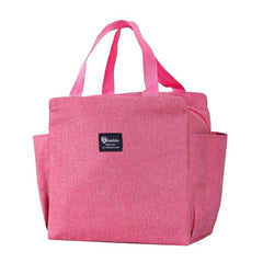Navy Insulated Bento Bag Ice Pack Outdoor Picnic Waterproof Lunch Box Bag