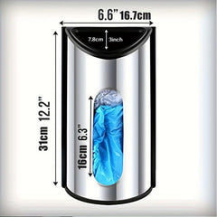 Wall Mount Grocery Bag Holder Plastic Bag Dispenser Organizer Stainless Steel