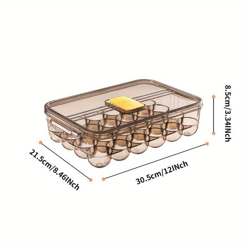 Reusable Egg Storage Box Leak Proof Flip Top Lid Hand Wash