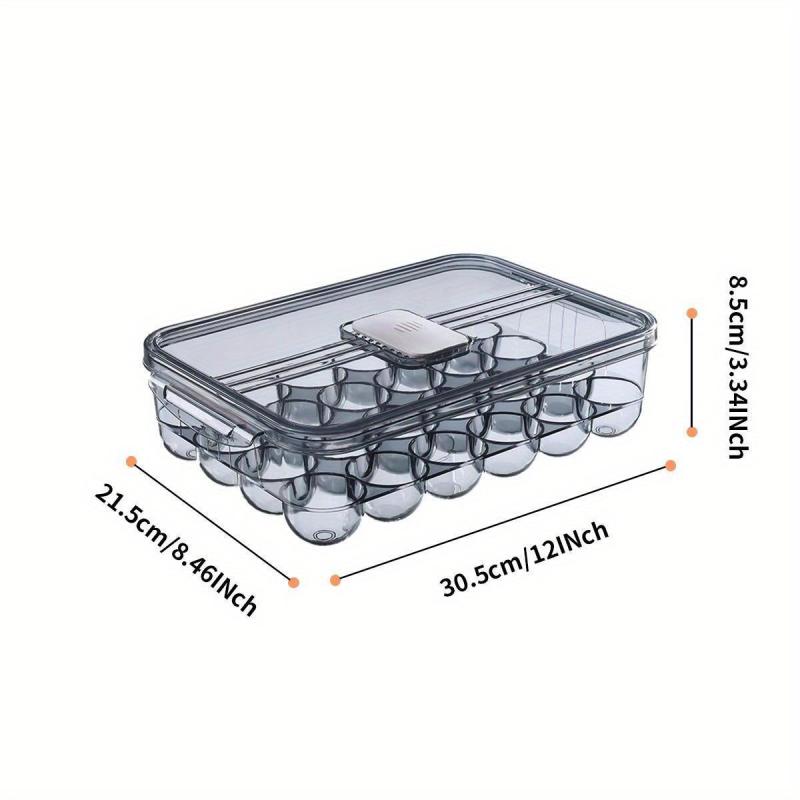 Reusable Egg Storage Box Leak Proof Flip Top Lid Hand Wash