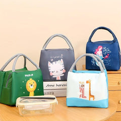 Cartoon Bento Bag Ice Pack Lunch Box Bag Hand Wash Picnic Bag Waterproof