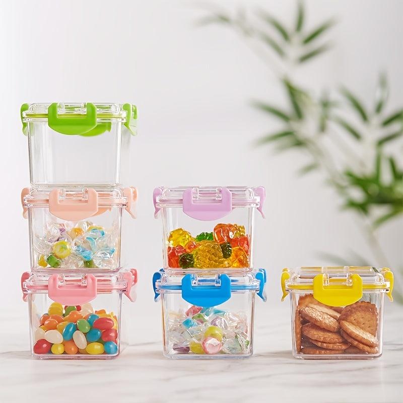 Colorful Sealed Storage Container Candy Jar with Lid