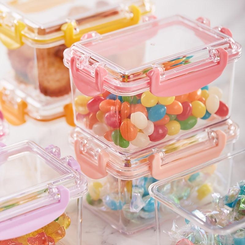 Colorful Sealed Storage Container Candy Jar with Lid