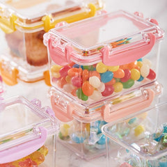 Colorful Sealed Storage Container Candy Jar with Lid