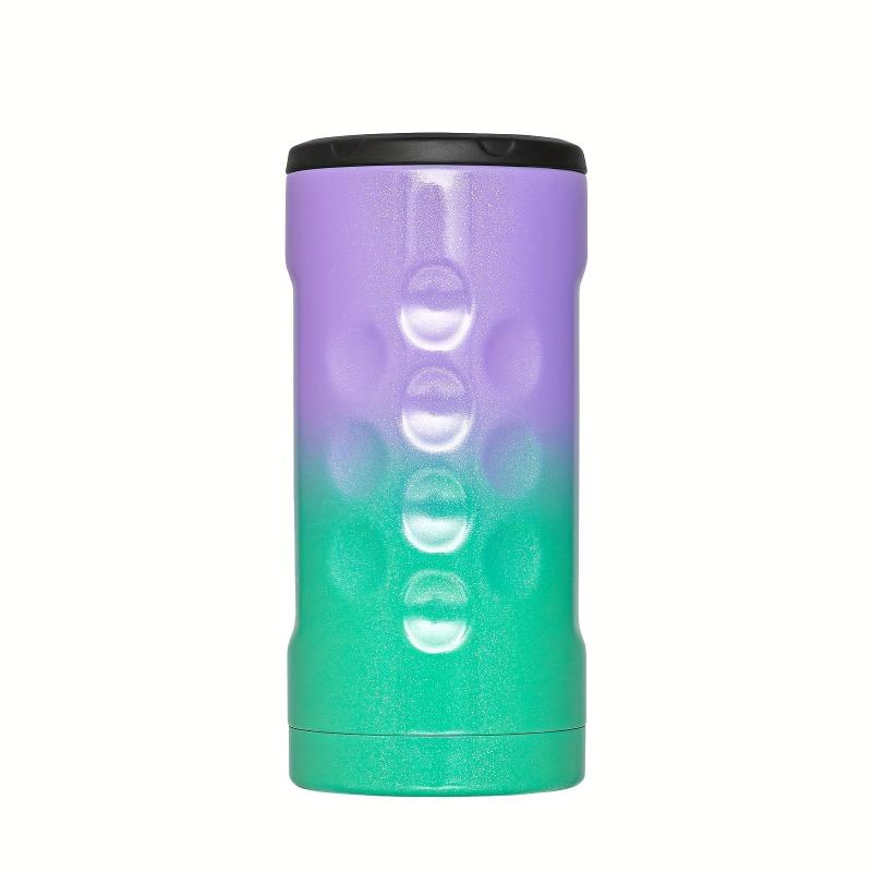 Stainless Steel Can Cooler Beer Tumbler 12oz Insulated 3-in-1 Drinkware