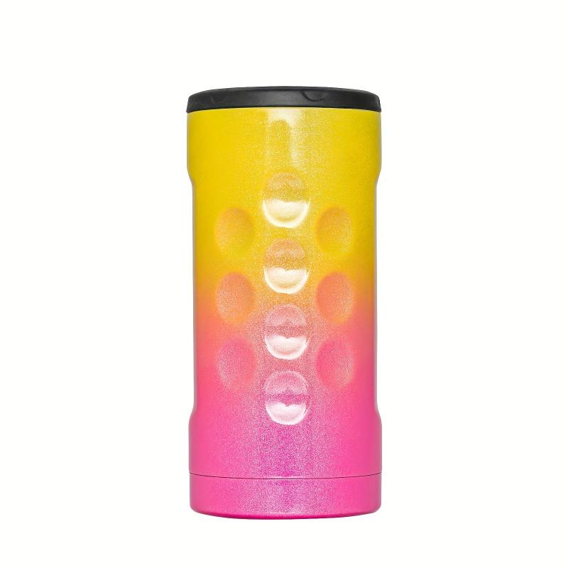Stainless Steel Can Cooler Beer Tumbler 12oz Insulated 3-in-1 Drinkware