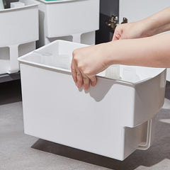Storage Box With Handle Kitchen Cabinet Snack Sundries Storage Basket