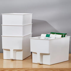 Storage Box With Handle Kitchen Cabinet Snack Sundries Storage Basket