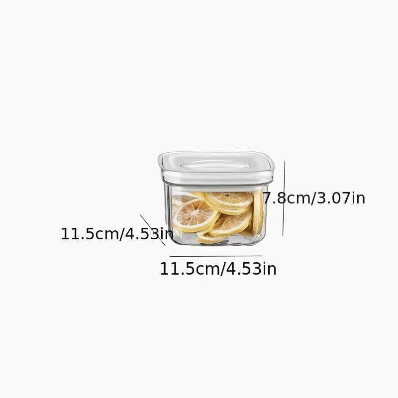 Square Food Storage Containers With Lids Airtight Jars