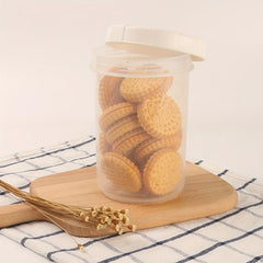 Transparent Plastic Food Storage Tank Vacuum Sealed Fresh keeping Jar - Reusable