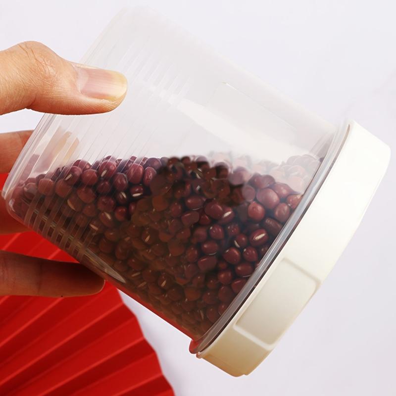 Transparent Plastic Food Storage Tank Vacuum Sealed Fresh keeping Jar - Reusable