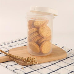 Transparent Plastic Food Storage Tank Vacuum Sealed Fresh keeping Jar - Reusable