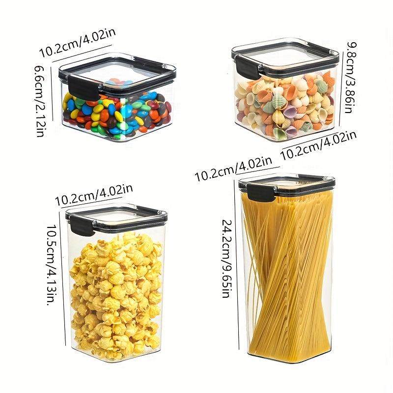 8pcs BPA-Free Airtight Food Storage Containers with Lids