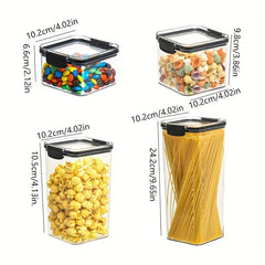 8pcs BPA-Free Airtight Food Storage Containers with Lids